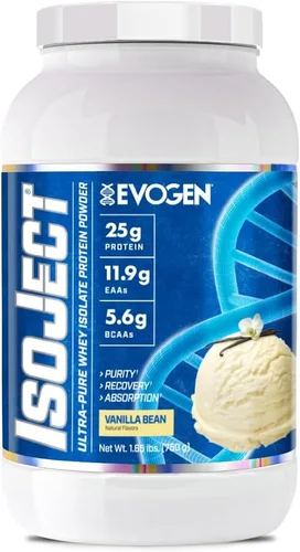 Miniatura 22 de Evogen Isoject - Aislado de proteína de suero Proteína de suero en polvo ultra pura con enzimas encendedoras, BCA y EAA Absorción y recuperación