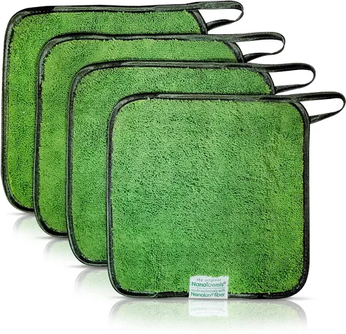 Miniatura 5 de Life Miracle Nano Towels Minis - Increíble tela ecológica que limpia prácticamente cualquier superficie con solo agua. Tamaño de viaje. No más