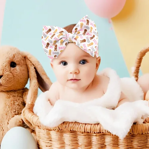 Miniatura 3 de YanJie Diademas de Pascua para el pelo de bebé, diademas de animación, diadema de conejo, diademas de Pascua, accesorios para el cabello, regalos