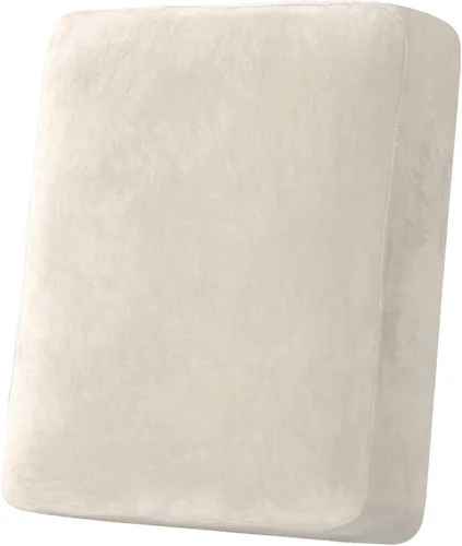Miniatura 10 de H.VERSAILTEX - Funda de terciopelo elástica y afelpada para protección de cojines de sofá biplaza, silla o sofá, 2 piezas, tamaño grande, color gris