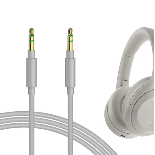 GEEKRIA Cable de audio compatible con Sony ULT WEAR, WH-1000XM5/1000XM4, WH-XB920N/910N, WH-CH700N, INZONE H5 auriculares, cable estéreo de repuesto