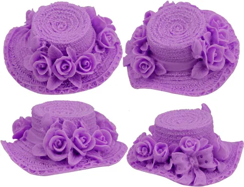 Miniatura 3 de Molde de silicona para sombrero de sol para fondant, chocolate, caramelo, pastel, decoración de pasteles, herramientas de pastelería, molde de jabón