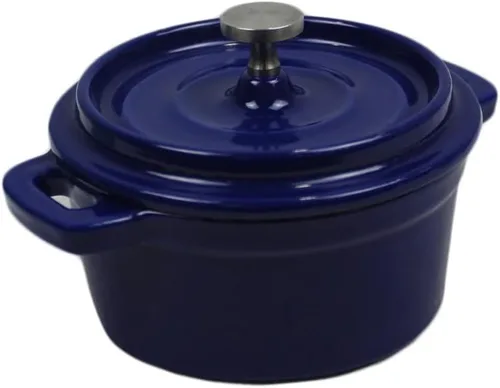 Miniatura 22 de Utensilios de cocina de hierro fundido esmaltado (Sartén 5", Merlot)