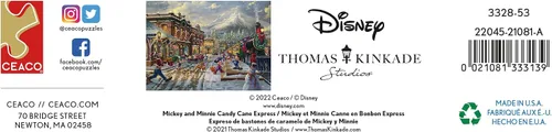 Miniatura 7 de Ceaco - Thomas Kinkade - Disney - Holiday - Candy Cane Express - Rompecabezas de 1000 piezas