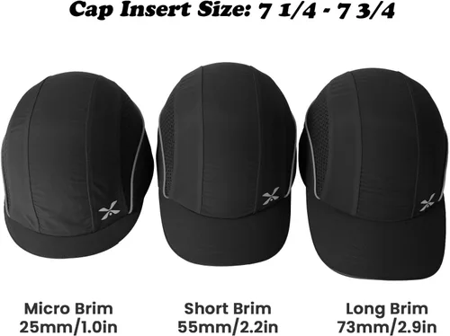 Miniatura 6 de TIHEEN Gorra de seguridad unisex, estilo gorra de béisbol con rayas reflectantes, ligera y transpirable, gorra de protección para la cabeza