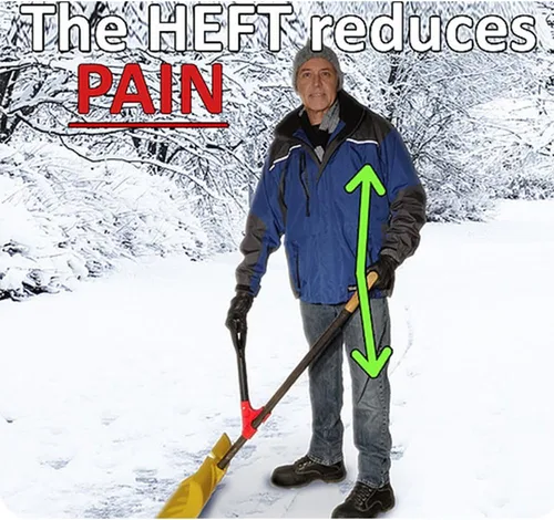 Miniatura 4 de The HEFT Mango protector de espalda secundario para palas de nieve y herramientas de jardín como se ve en Dragon's Den (Canada Shark Tank)
