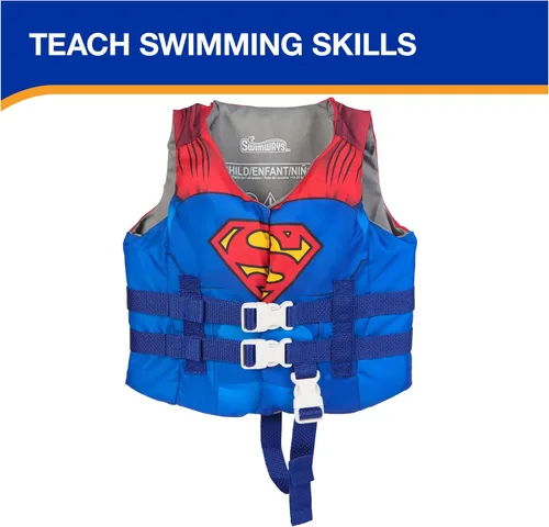 Miniatura 4 de SwimWays DC - Chaleco salvavidas de entrenamiento de natación, chaleco salvavidas aprobado por la Guardia Costera de los Estados Unidos, chaleco