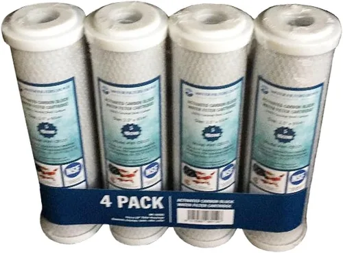 Miniatura 2 de WFD, WF-CB105 Cartucho de filtro de agua de bloque de carbón activado de 2.5 pulgadas x 9-3/4 pulgadas, cabe en carcasas de tamaño estándar de 10