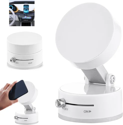 Miniatura 10 de Newvenper Soporte magnético para teléfono al vacío, soporte de teléfono con ventosa actualizado, aplicación multiescenario, soporte magnético