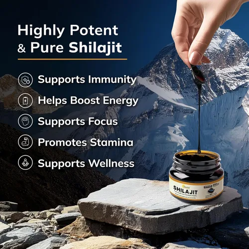 Miniatura 6 de Resina Shilajit pura del Himalaya para hombres y mujeres, 600 mg, suplemento de extracto natural con más de 85 minerales traza y ácido fúlvico