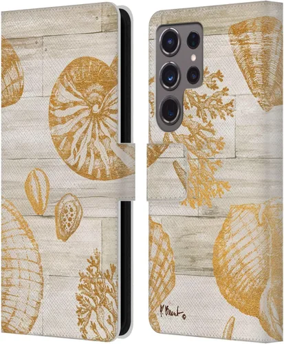 Miniatura 10 de Head Case Designs Funda de piel con licencia oficial de Paul Brent Agate Mermaid Coastal para Samsung Galaxy S24 Ultra 5G
