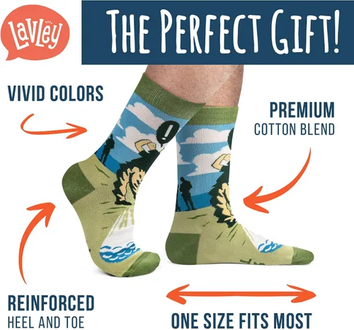 Miniatura 2 de Lavley Novelty Golf Socks - Funny Golf Gifts Stocking Stuffers for Men and Women
