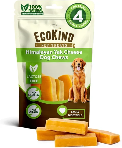 Miniatura 22 de EcoKind Premium Gold Yak Cheese - Masticables para perros del Himalaya, golosinas saludables para perros de todas las razas y tamaños, todo natural