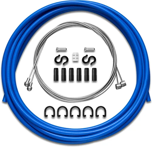Miniatura 4 de Corki Cycles Universal Standard Kit de carcasa de cable de freno para bicicleta de carretera de montaña - negro