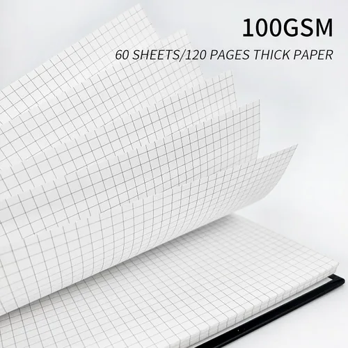 Miniatura 10 de Cuaderno grande en espiral rayado - Paquete de 4 cuadernos rayados de 8.5" x 11" con tapa dura de 7mm, cuaderno de 120 páginas, papel grueso de 100