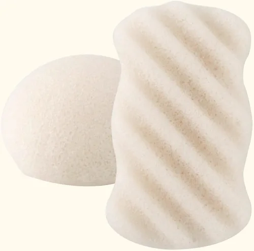 Miniatura 5 de Konjac - Juego de esponjas faciales orgánicas exfoliantes, exfoliantes faciales suaves diarios, cuidado de la piel, esponja limpiadora corporal