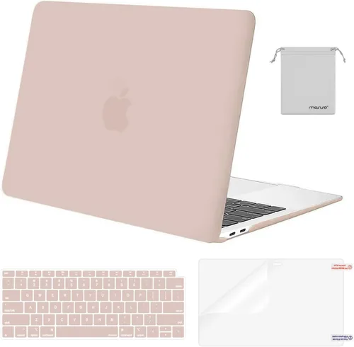 Miniatura 38 de MOSISO - Funda rígida y de plástico compatible con MacBook Air de 13 pulgadas versión 2022, 2021-2018, A2337 M1 A2179 A1932; con cubierta