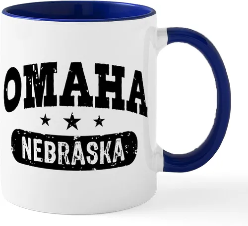 Miniatura 85 de CafePress I Love Nebraska Taza de café de cerámica de 11 oz (11.0 fl oz)