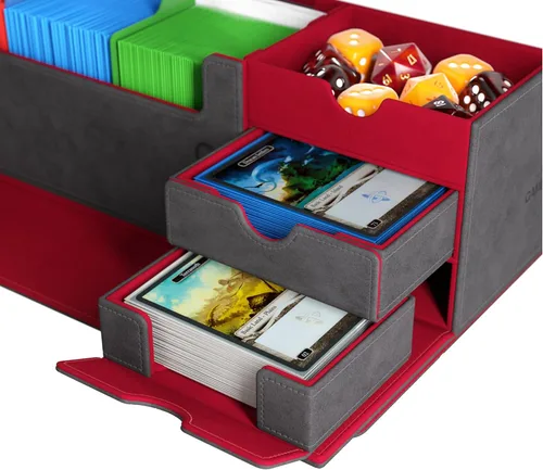 Miniatura 5 de Cards' Lair Pro 1000+ - Caja convertible para juegos, almacenamiento y organización prémium para jugadores serios, capacidad para tarjetas, cajas