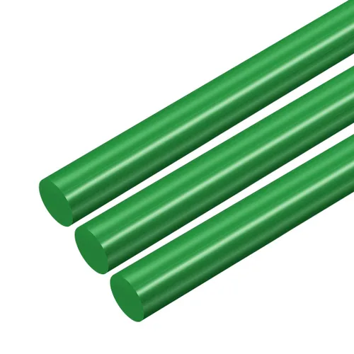 Miniatura 56 de uxcell Varilla redonda de plástico de 1/2 pulgada de diámetro y 20 pulgadas de longitud, varillas de polioximetileno, barras redondas de plástico