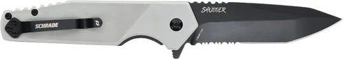 Miniatura 2 de Schrade Delta Class Shudder Carpeta de 8 pulgadas con hoja de acero AUS-10 de 3.5 pulgadas y mango de aluminio para EDC