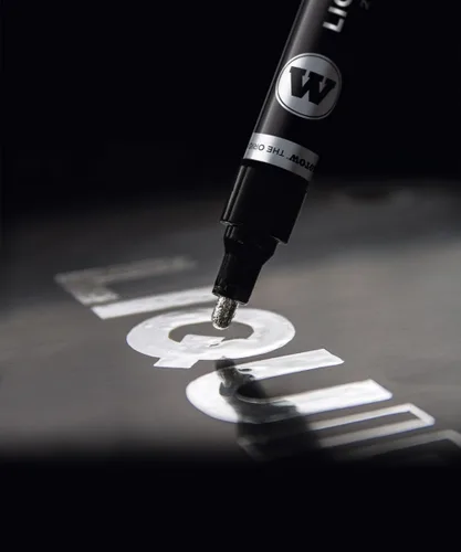 Miniatura 10 de Molotow Marcador de bomba de pintura con alcohol cromado líquido, 0.039 in, 1 unidad