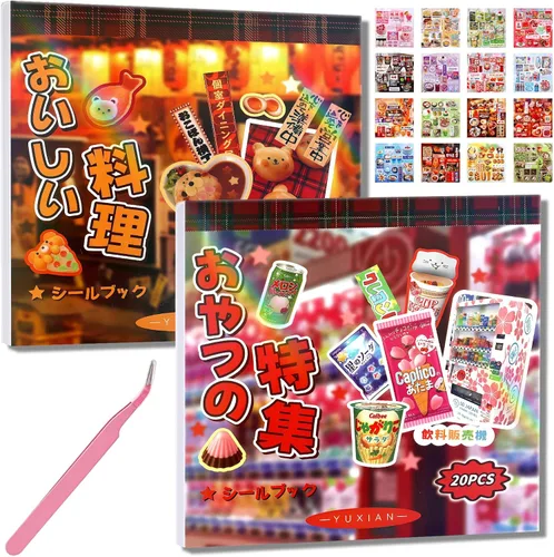 Miniatura 13 de 800 calcomanías japonesas Kawaii Heisei Retro para diario de adultos, Y2k, lindas calcomanías para álbumes de recortes, calcomanías estéticas