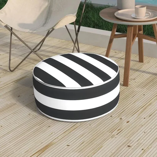 Miniatura 15 de Taburete inflable para exteriores de 31 pulgadas de diámetro x 14 pulgadas de alto, taburete portátil para todo tipo de clima, taburete de muebles