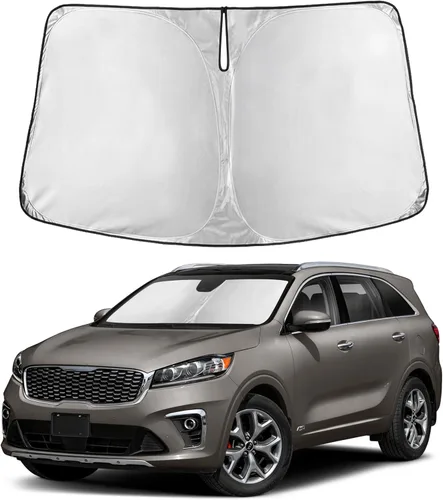 Miniatura 195 de Autovir Parasol para parabrisas Rivian R1S 2022-2024 2025 2026, parasol para ventana delantera, protección UV, bloqueador de calor, accesorios