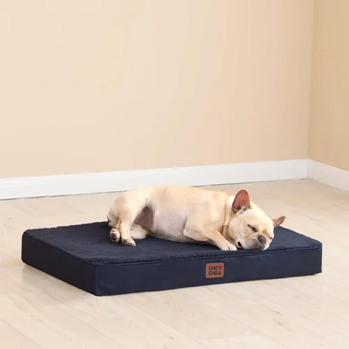 Miniatura 7 de EHEYCIGA Camas ortopédicas XL para perros extragrandes con funda extraíble lavable, color azul marino, 44 x 32 pulgadas