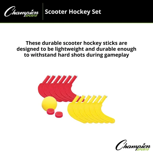 Miniatura 5 de Champion Sports SHS1 Scooter Hockey Set