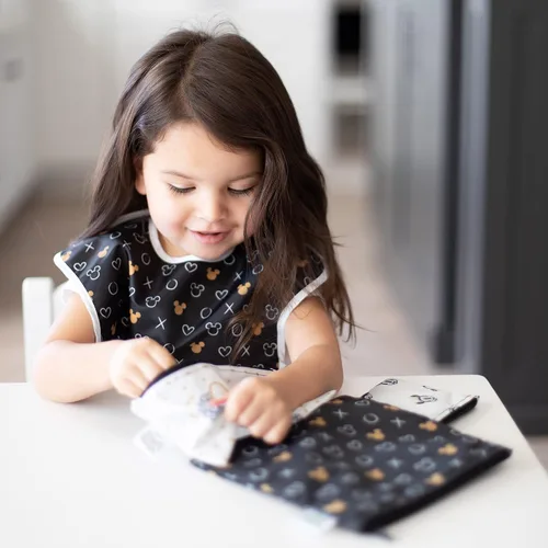 Miniatura 5 de Bumkins Disney Bolsas Reutilizables para Sándwiches y Aperitivos, para el Almuerzo Escolar de Niños y para Porciones de Adultos, Tela Lavable, Bolsa