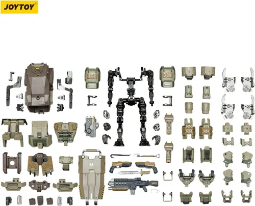 Miniatura 5 de JOYTOY Figuras de acción Serie APOC Iron Vanguard Heavy Assault Mech 1/25 modelo móvil figura coleccionable a partir de 15 años (Iron Vanguard)