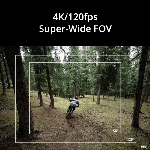 Miniatura 2 de DJI Osmo Action 3 Combo de aventura, cámara de acción impermeable con 4K HDR, profundidad de color de 10 bits, HorizonSteady, resistente al frío