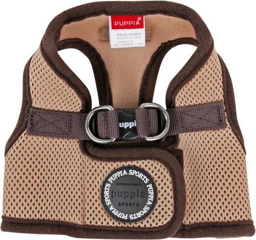 Miniatura 2 de Chaleco suave con arnés B de Puppia, Beige