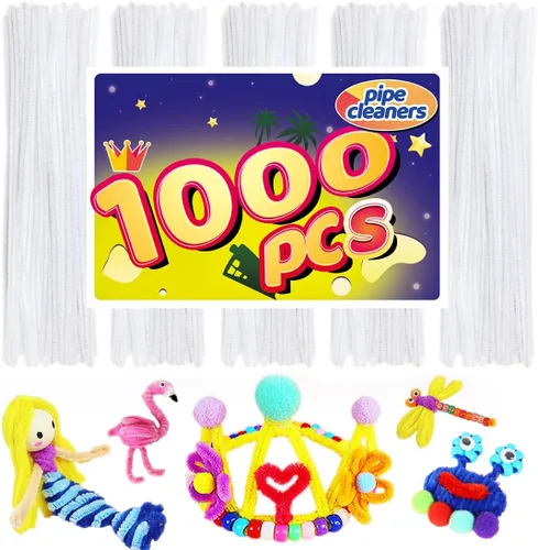 Miniatura 14 de Limpiadores de tuberías, limpiadores de tuberías para manualidades, manualidades y artesanías, manualidades, suministros para manualidades, Purpurina