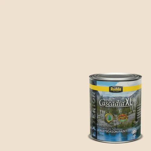 Miniatura 82 de Rodda Paint CASCADIA XL Pintura e imprimación satinada exterior en uno, cuarto de galón, abulón