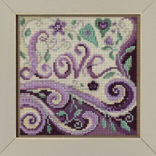 Miniatura 2 de Mill Hill Kit de punto de cruz con cuentas Love Beads 2023 Spring Series MH142312