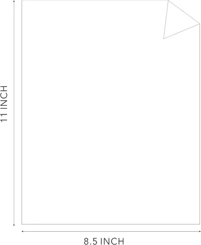 Miniatura 5 de Papel grueso de cartulina blanca, 50 hojas, 8.5 x 11 pulgadas, peso pesado, 92 libras, cartulina para manualidades y fabricación de tarjetas