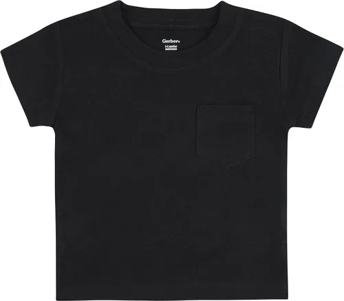 Miniatura 2 de Gerber Paquete de 3 camisetas de manga corta con bolsillo para niños pequeños