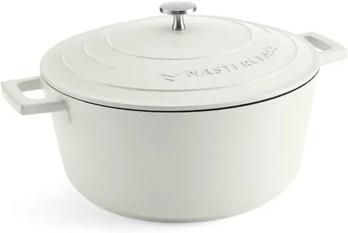 MasterClass - Cazuela de aluminio fundido para crema, 11.0 in, 5 litros, caja de regalo