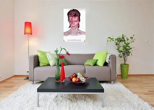 Miniatura 2 de David Bowie - Póster Aladdin Sane de 24 x 36 pulgadas