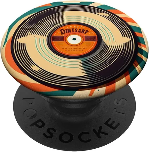 Miniatura 6 de Disco de vinilo LP vintage para fanáticos de la música retro, graban PopSockets MagSafe PopGrip para iPhone