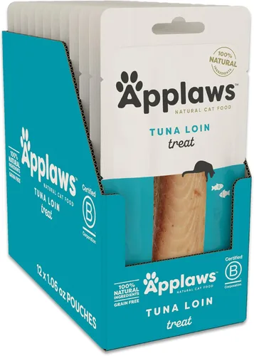 Miniatura 11 de Applaws Golosinas naturales para gatos, sin granos, un solo ingrediente, filete de proteína entera, aperitivos saludables sin aditivos artificiales