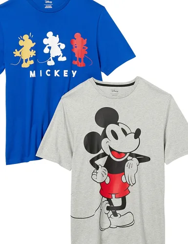 Miniatura 6 de Tienda Essentials Disney Marvel Star Wars - Camisetas de cuello redondo para hombre ajuste regular paquete de 2