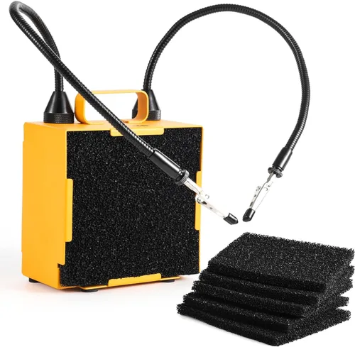 Miniatura 9 de KOTTO Absorbedor Eliminador de Humo de Soldadura Extractor de Humos Absorbedor de Prevención de Humo Ventilador de Trabajo DIY para Estación