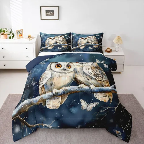 Miniatura 10 de Feelyou Lindo juego de ropa de cama de ajolote para niños y niñas tamaño twin, juego de edredón de salamandra para niños, mujeres y hombres, edredón