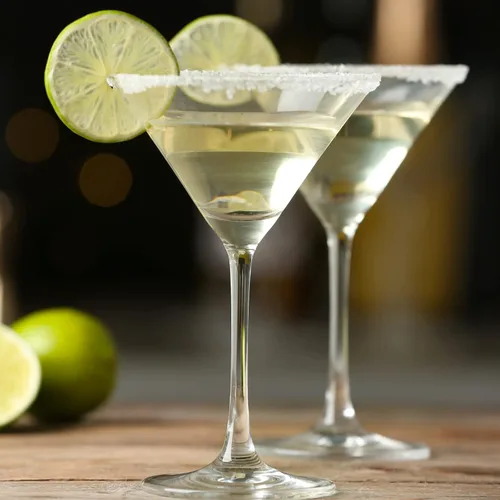 Miniatura 6 de Juego de 4 vasos grandes de Martini soplados a mano de 10 onzas, vasos de cristal con guía de cócteles, para Margarita, gigante, espresso, postre
