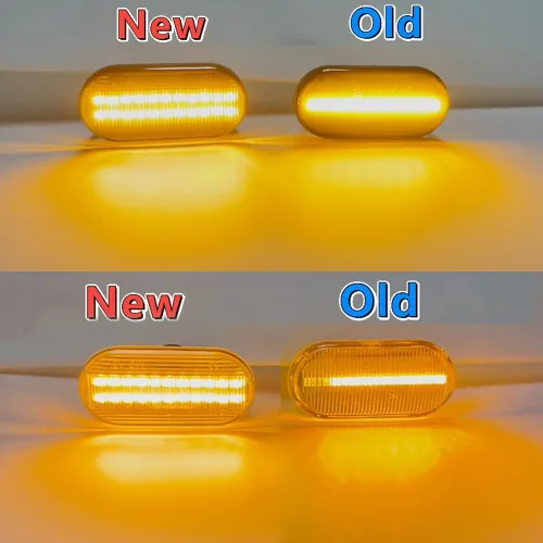 Miniatura 2 de 2 unids dinámicas LED luces de marcador lateral 12 V fluye luz de señal de giro montaje para Nissan Qashqai J10 Micra C Frontier D40 Navara Versa