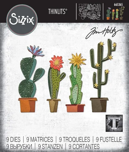Miniatura 3 de Sizzix Juego de troqueles Thinlits 665365 de Tim Holtz, 9